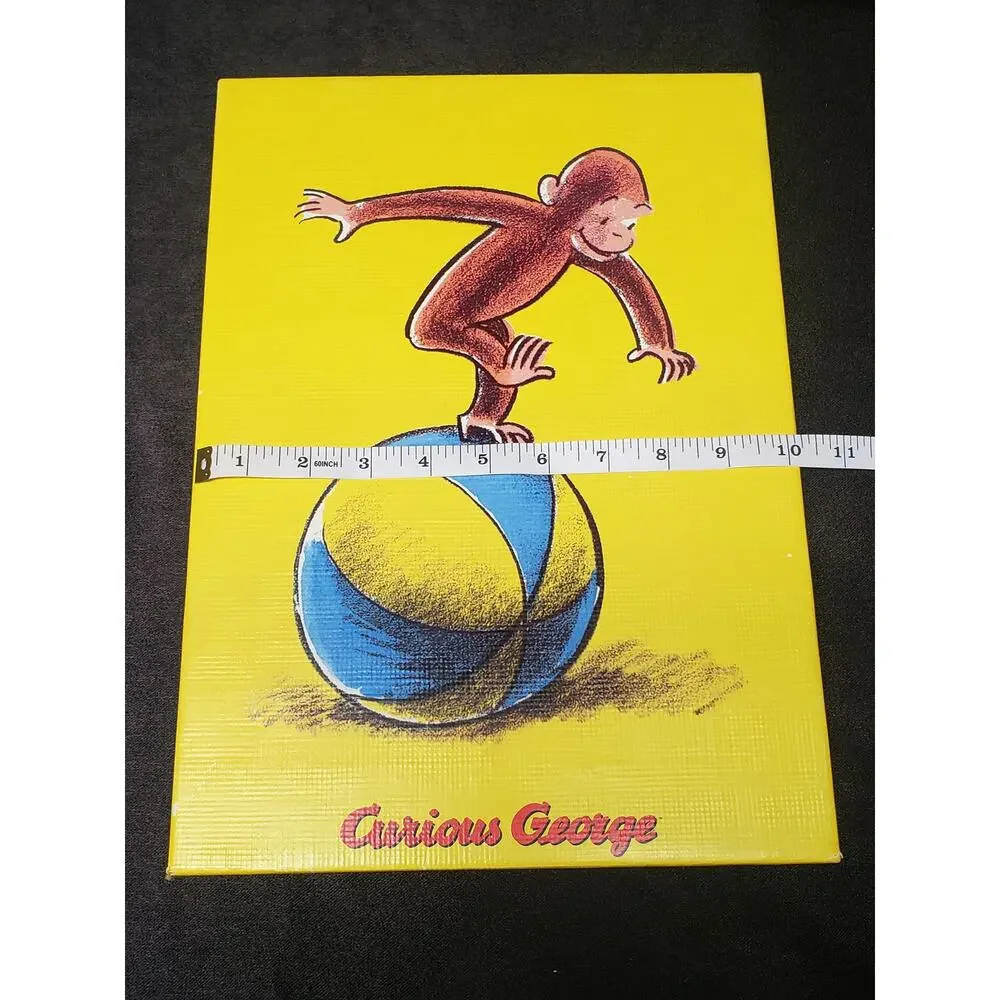Curious George Plays on a Ball by Margaret and H.A. Rey Picture Wall Art